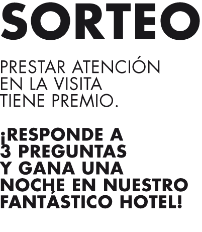 SORTEO. Prestar atención tiene premio. ¡Responde a 3 preguntas y gana una noche en nuestro fantástico hotel!